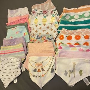 Baby girl bibs
